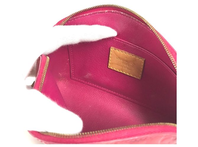 Pochette Cosmetica Monogram Vernis Louis Vuitton in Rosa - vista 11
