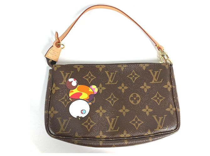 Pochette Accessori Monogram Panda Louis Vuitton Marrone - vista 2