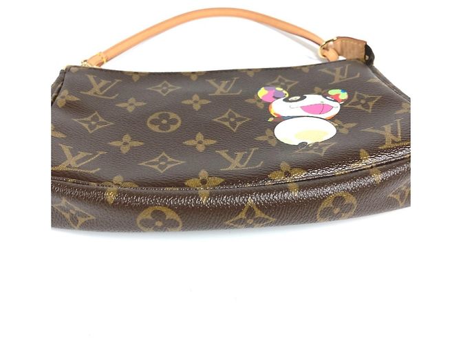 Pochette Accessori Monogram Panda Louis Vuitton Marrone - vista 5
