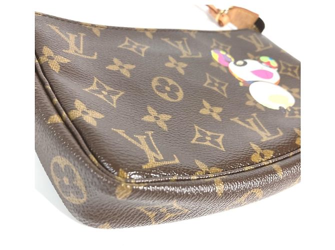 Pochette Accessori Monogram Panda Louis Vuitton Marrone - vista 6