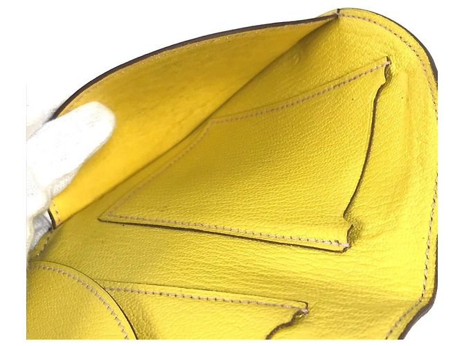 Hermès Hermes In the Loop Compact Wallet Yellow - view 13