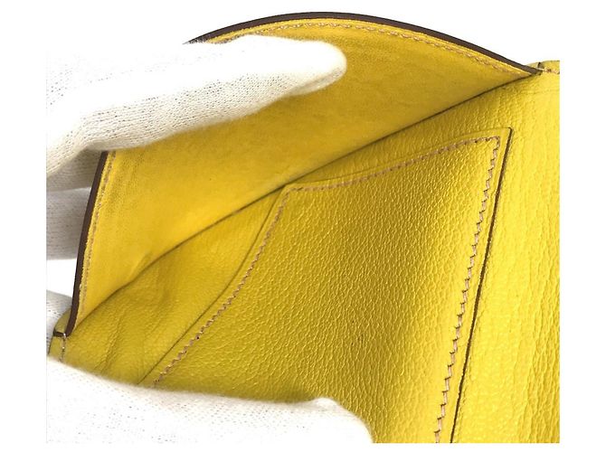 Hermès Hermes In the Loop Compact Wallet Yellow - view 14