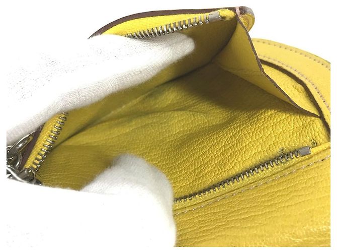 Hermès Hermes In the Loop Compact Wallet Yellow - view 9