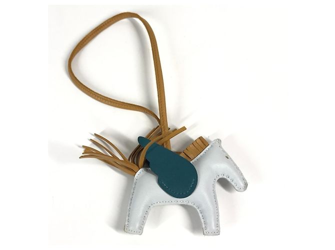 Hermès Charm per borsa Hermes Pegasus PM Blu Beige - vista 2