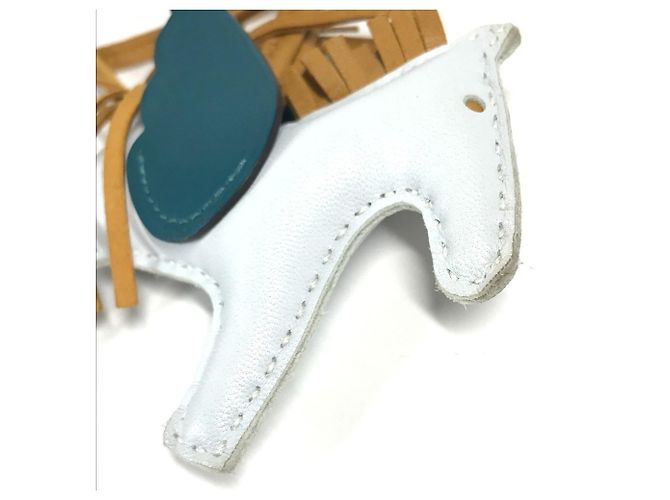 Hermès Charm per borsa Hermes Pegasus PM Blu Beige - vista 5