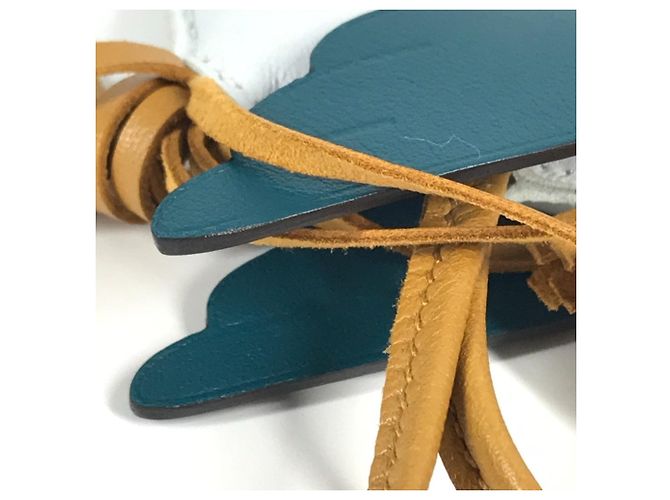 Hermès Charm per borsa Hermes Pegasus PM Blu Beige - vista 9