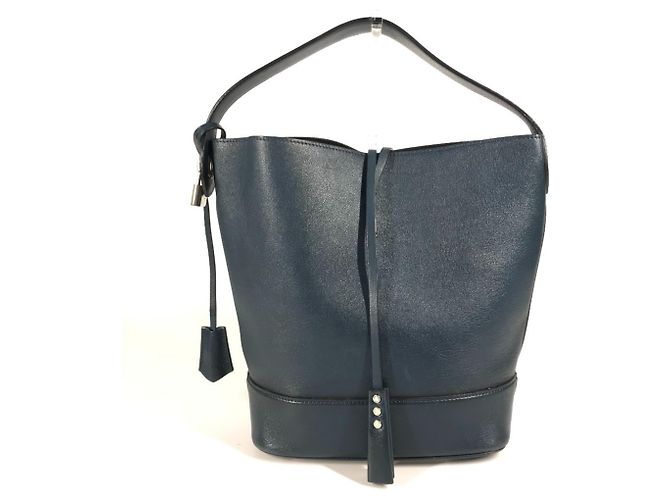 Borsa a Spalla Cuir Nuance Louis Vuitton Blu - vista 3