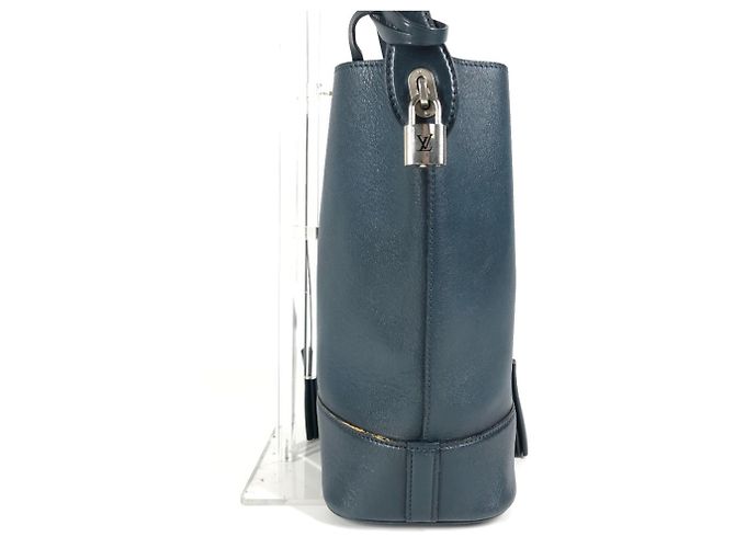 Borsa a Spalla Cuir Nuance Louis Vuitton Blu - vista 4