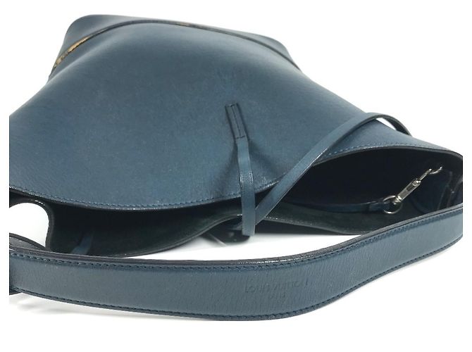 Borsa a Spalla Cuir Nuance Louis Vuitton Blu - vista 7