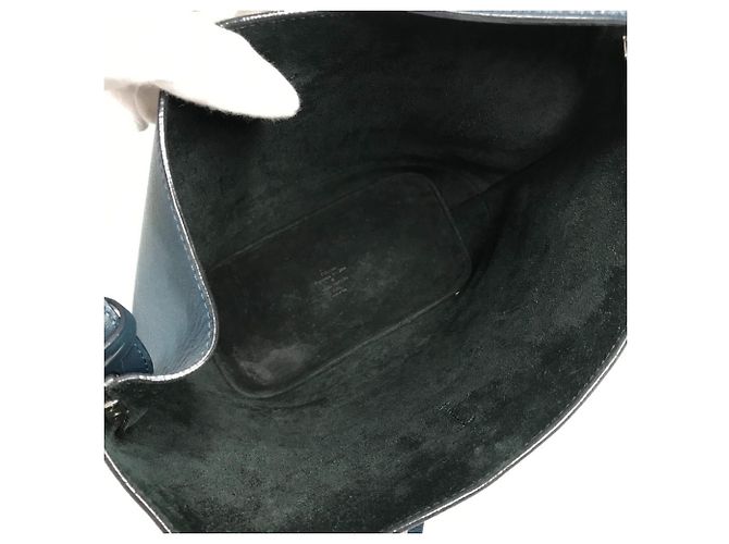 Borsa a Spalla Cuir Nuance Louis Vuitton Blu - vista 9