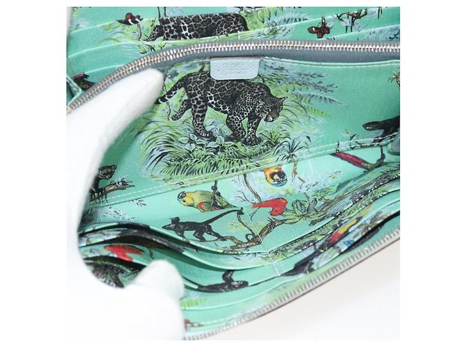 Cartera con cremallera Azap Hermès Epsom Long Azul - vista 5
