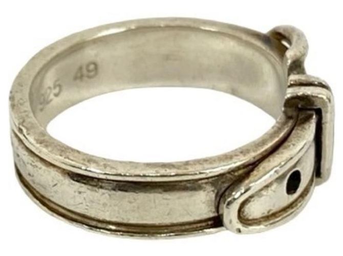 Ring Anello a fascia Santur in argento 925 di Hermès - vista 4