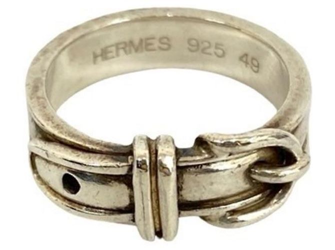 Ring Anello a fascia Santur in argento 925 di Hermès - vista 5