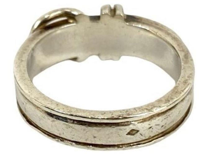 Ring Anello a fascia Santur in argento 925 di Hermès - vista 6