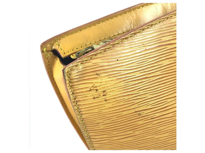 Borsa Tote Saint-Jacques Epi Louis Vuitton Giallo - vista 8