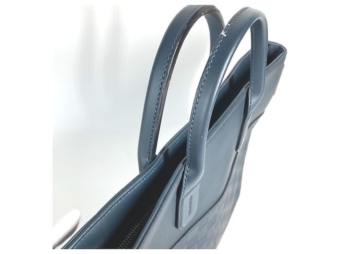 Borsa a Spalla Damier Infini Louis Vuitton Blu navy - vista 13