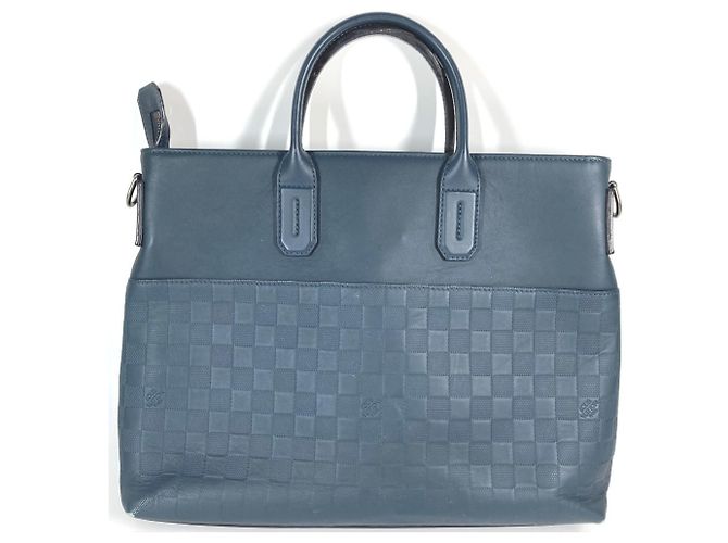 Borsa a Spalla Damier Infini Louis Vuitton Blu navy - vista 2