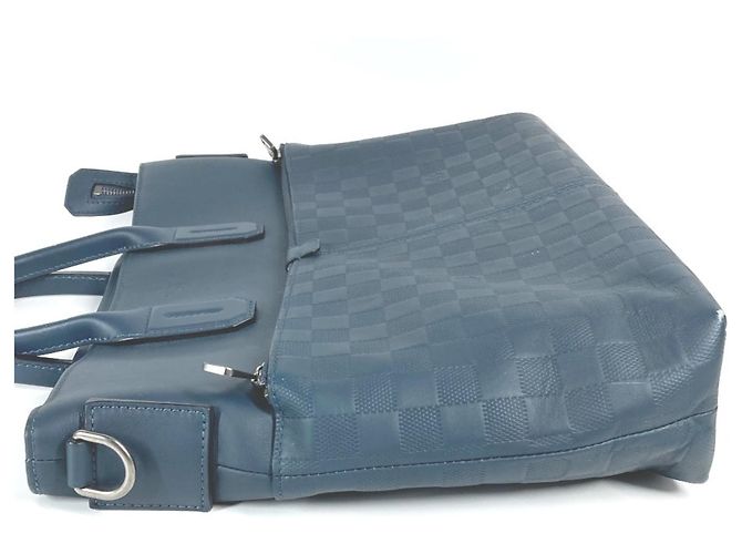 Borsa a Spalla Damier Infini Louis Vuitton Blu navy - vista 3