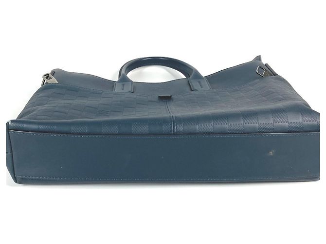 Borsa a Spalla Damier Infini Louis Vuitton Blu navy - vista 4
