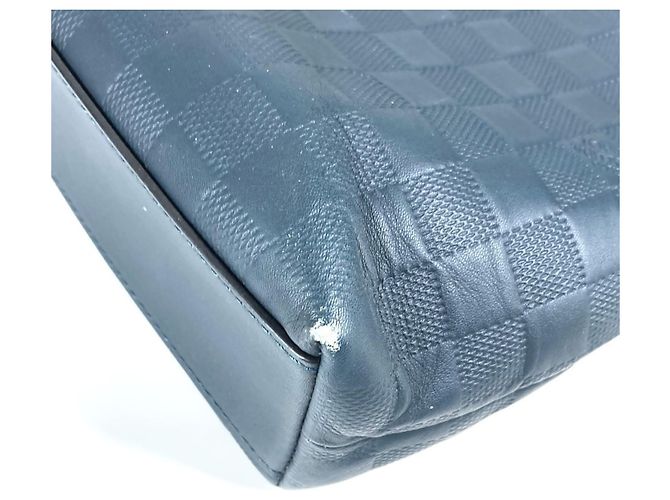 Borsa a Spalla Damier Infini Louis Vuitton Blu navy - vista 7