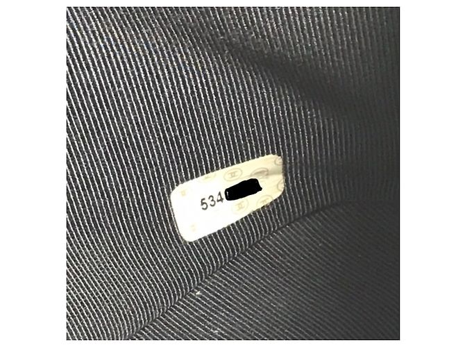 Chanel Navy Polyamid Tote-Handtasche Marineblau - Ansicht 16