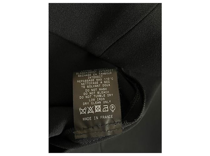 Blusa preta Thierry Mugler com detalhes de pérolas e renda Preto - vista 7
