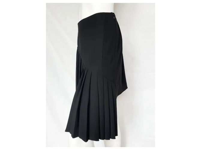 Falda mini plisada Thierry Mugler negra Negro - vista 3