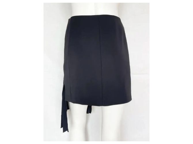 Falda mini plisada Thierry Mugler negra Negro - vista 4