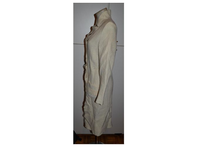 Liu.Jo wool coat eggshell size 42 - view 2