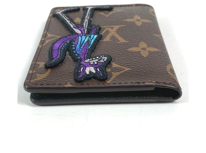 Visitenkartenetui Monogram Louis Vuitton Braun Monogramm - Ansicht 3