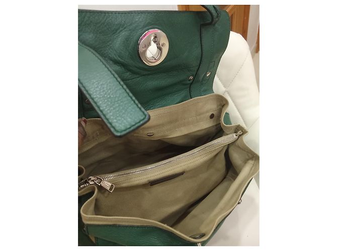 Muse II Borsa a spalla Yves Saint Laurent Muse Two Beige Verde Scuro - vista 16