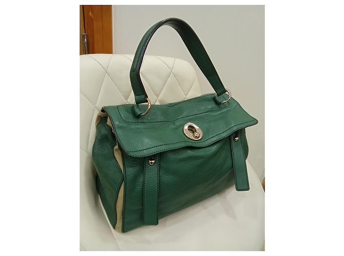 Muse II Borsa a spalla Yves Saint Laurent Muse Two Beige Verde Scuro - vista 2