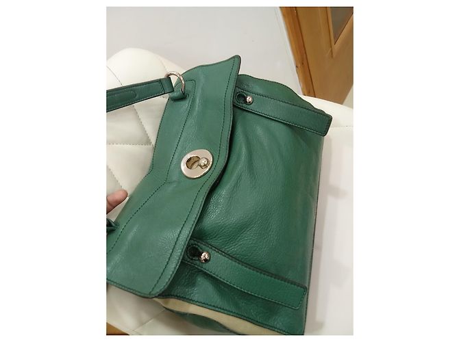 Muse II Borsa a spalla Yves Saint Laurent Muse Two Beige Verde Scuro - vista 3