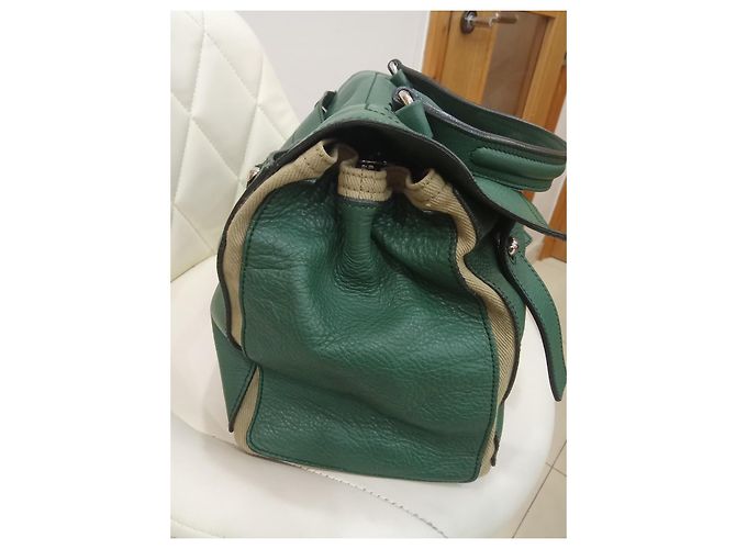 Muse II Borsa a spalla Yves Saint Laurent Muse Two Beige Verde Scuro - vista 4