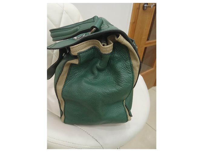 Muse II Borsa a spalla Yves Saint Laurent Muse Two Beige Verde Scuro - vista 5