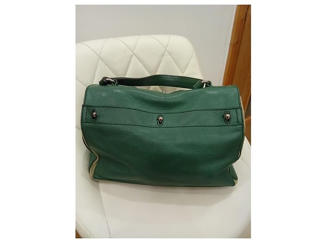 Muse II Borsa a spalla Yves Saint Laurent Muse Two Beige Verde Scuro - vista 6
