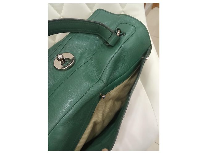 Muse II Borsa a spalla Yves Saint Laurent Muse Two Beige Verde Scuro - vista 9