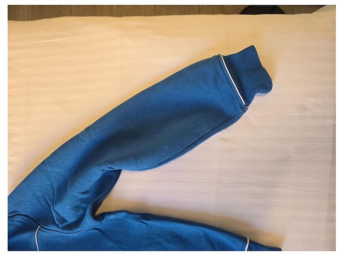 Jacquemus Moletom com Estampa de Onda e Logo Azul claro - vista 11