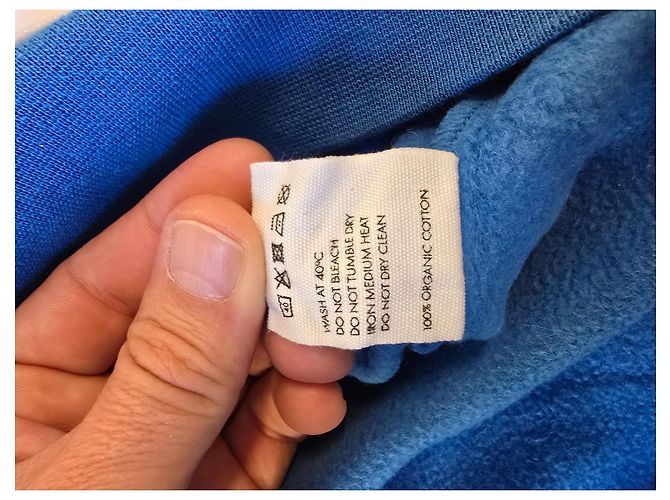 Jacquemus Moletom com Estampa de Onda e Logo Azul claro - vista 15