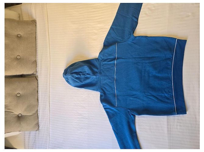 Jacquemus Moletom com Estampa de Onda e Logo Azul claro - vista 6