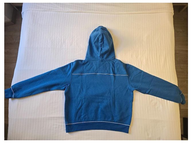 Jacquemus Moletom com Estampa de Onda e Logo Azul claro - vista 7