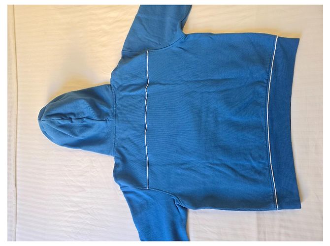 Jacquemus Moletom com Estampa de Onda e Logo Azul claro - vista 8