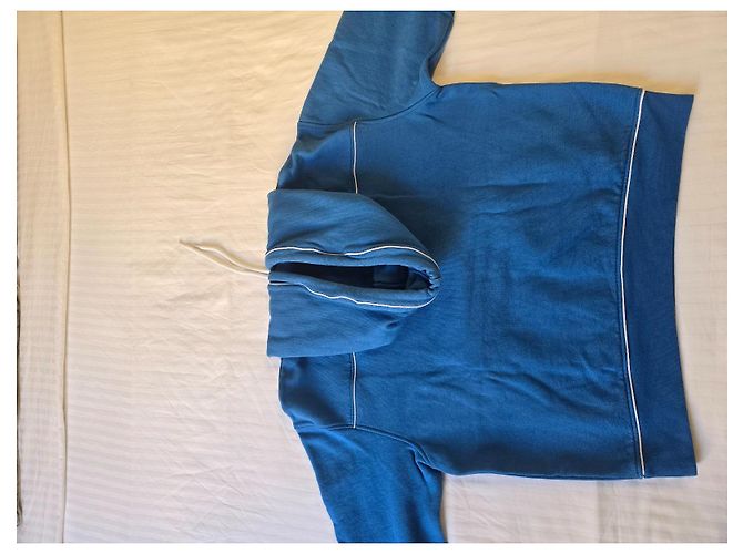 Jacquemus Moletom com Estampa de Onda e Logo Azul claro - vista 9