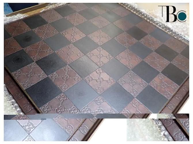 Gucci Chessboard Canvas Brown - view 4
