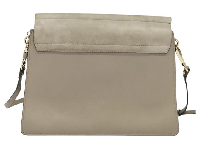 Chloé Borsa a Spalla Faye in Pelle e Camoscio Media di Chloe Marrone - vista 2