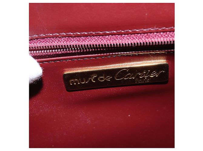 Borsa a Spalla Must de Cartier in Pelle Bordò - vista 6