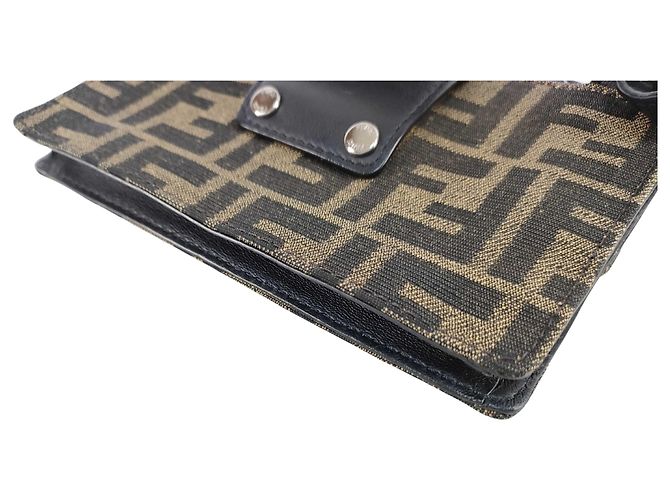 Fendi Baguette wandelbarer Gürtel aus Zucca-Canvas medium Braun - Ansicht 5