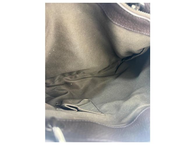 Borsa a spalla Gucci in tela / pelle marrone 276 - vista 10