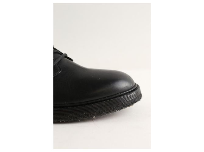 Balmain Schwarze Leder-Bikerstiefel - Ansicht 2