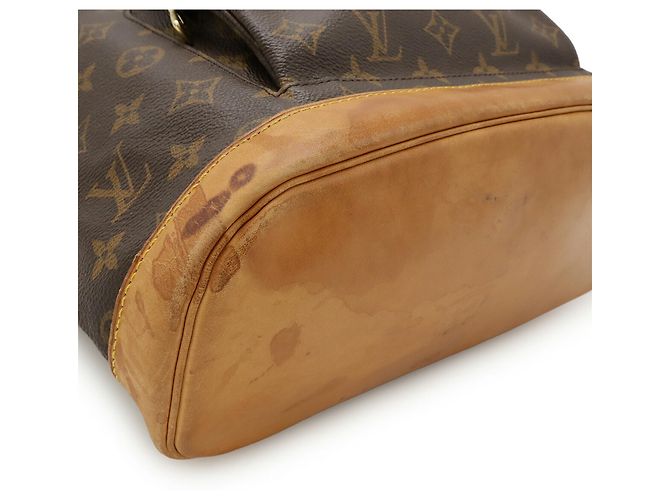 Zaino Montsouris GM in Monogramma Louis Vuitton Marrone - vista 4